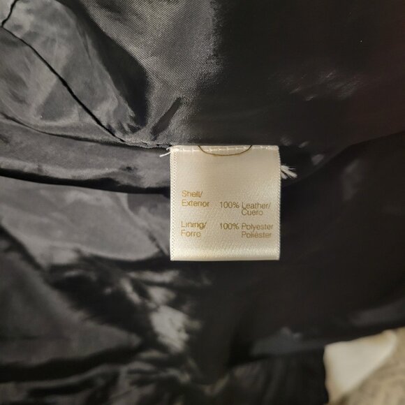 Margaret Godfrey Woman’s Suede Jacket Open Front Belted Black - Picture 5 of 7